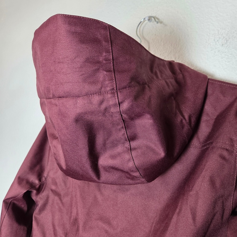 Pulse Burgundy Snowboarding Skiing Snow Jacket Hooded‎ Womens size M - Picture 5 of 13
